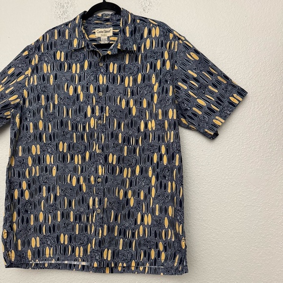 Cooke Street Honolulu Short Sleeve Surfboard Print Hawaiian Shirt Size XL - Picture 5 of 11